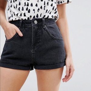 Wrangler High waisted denim shorts